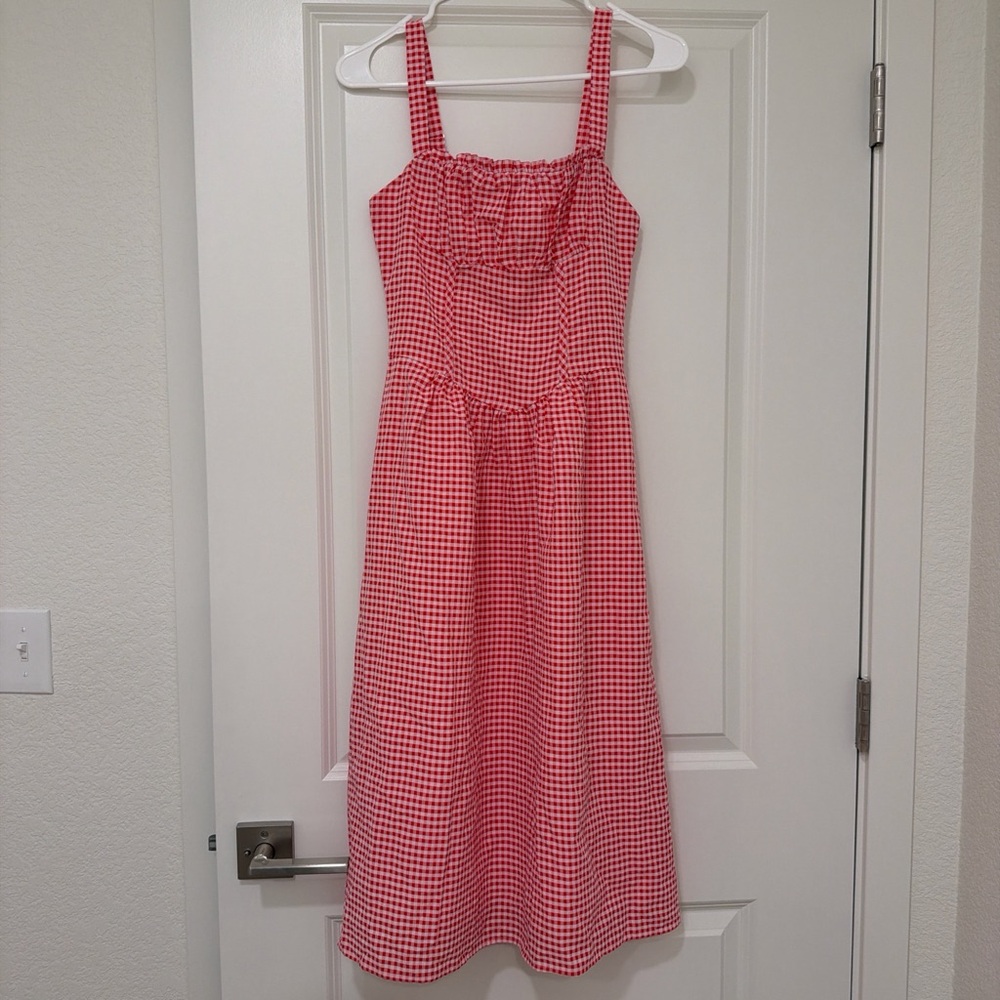 wild fable Red and White Gingham Sundress